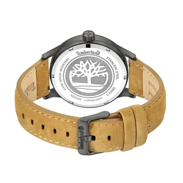【Timberland】天柏嵐 Trumbull 日期大樹手錶-黑/45mm 禮物 送禮 推薦(TDWGB0041006)