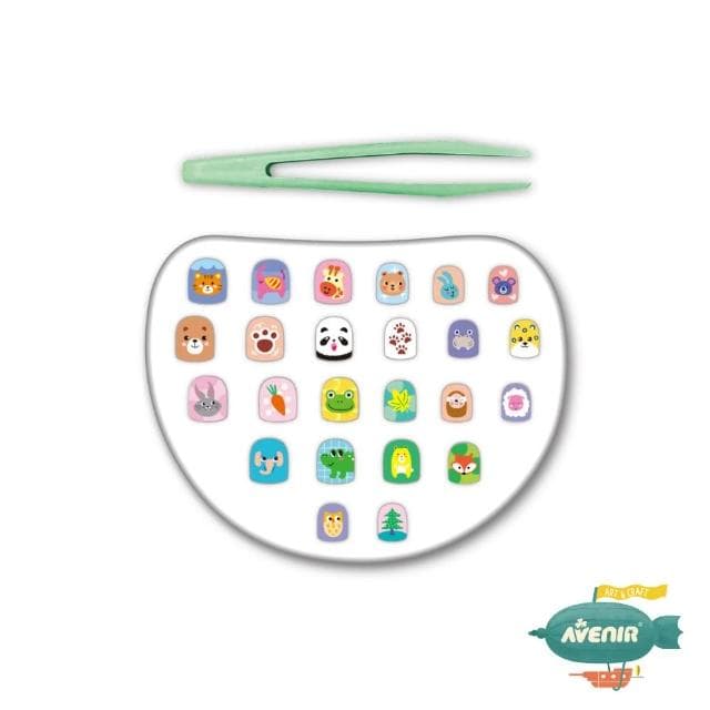 【德國Avenir Kids】可重複童趣美甲貼(動物王國/海洋世界/女孩派對/生日禮物)