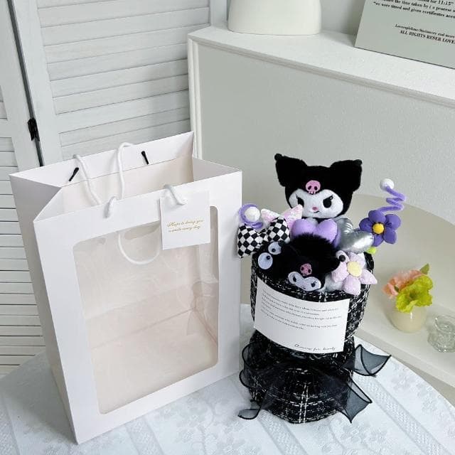 【天使愛美麗】卡通玩偶花束 公仔毛絨花束創意禮物(情人節 母親節 教師節 畢業 婚禮)