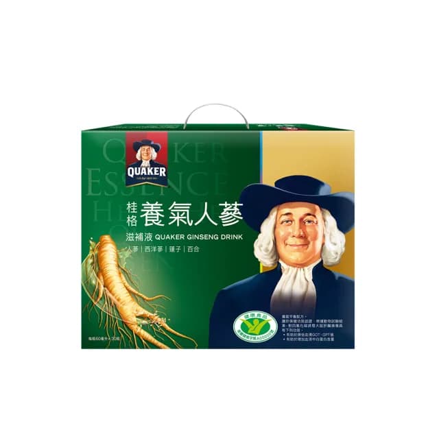 【桂格】養氣人蔘滋補液禮盒60mlx19入x1盒(共19入  新年禮盒)