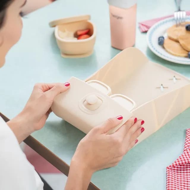 【hegen】成長餐桌兒童學習餐具｜豪華組(幼兒/抓周/滿月/禮品/月子中心/寶寶/學齡前/固齒器/副食品)