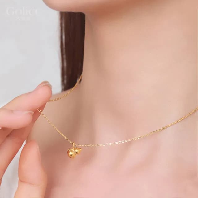 【Gulicc】項鍊 福氣葫蘆 好運鍊(雙11 聖誕節 生日 鎖骨鍊 項鍊 飾品 禮物)