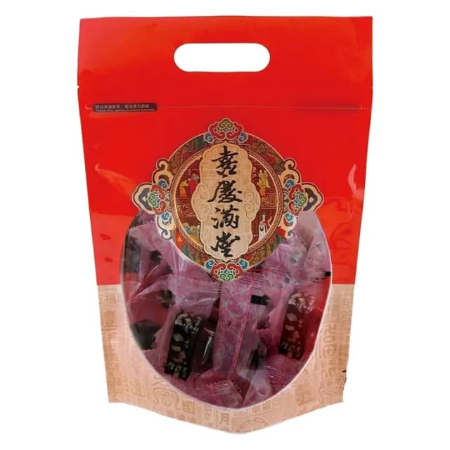 【喜RORO】低糖高纖黑芝麻糕500gx4袋(全素/堅果/台中必買伴手/中秋送禮)