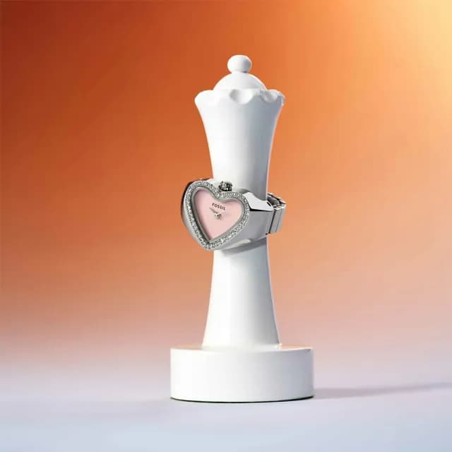 【FOSSIL】Watch Ring 心型手錶戒指 禮物 送禮 推薦(任選一款)