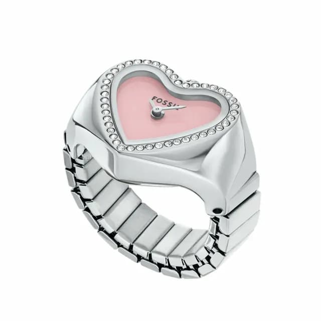 【FOSSIL】Watch Ring 心型手錶戒指 禮物 送禮 推薦(任選一款)