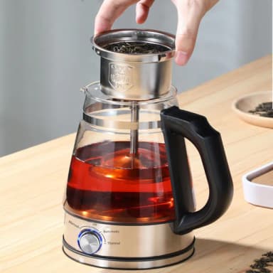 【Felsted 菲仕德】全自動蒸煮茶壺(乾溼分離茶具 蒸汽玻璃煮茶壺 快煮養生壺 花茶壺 泡茶壺)