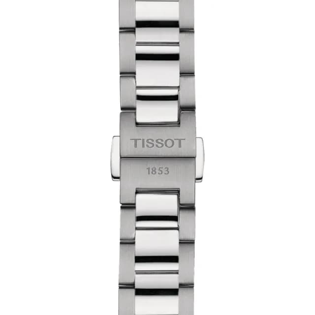【TISSOT 天梭】PR100系列 簡約時尚真鑽貝面手錶-34mm 情人節 禮物(T1502101111600)
