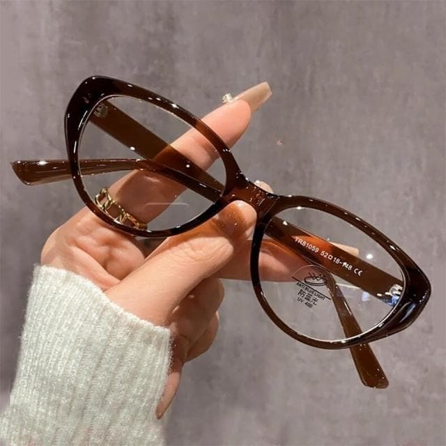 【MoonDy】眼鏡女 鏡框 鏡架 眼鏡框 眼鏡架 tr90鏡框 黑框眼鏡 素顏眼鏡 復古眼鏡 猫眼眼鏡 顯小臉 禮物
