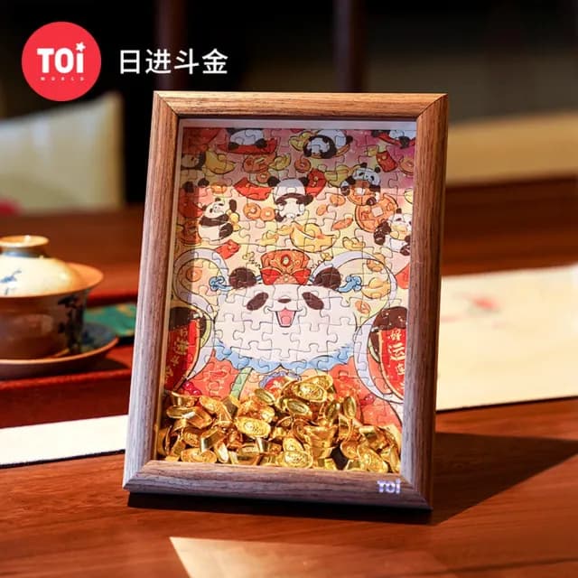 【TOi 圖益】日進斗金 珍能裝系列拼圖(成人治癒DIY玩具生日插畫桌遊動漫IP生日交換禮物)