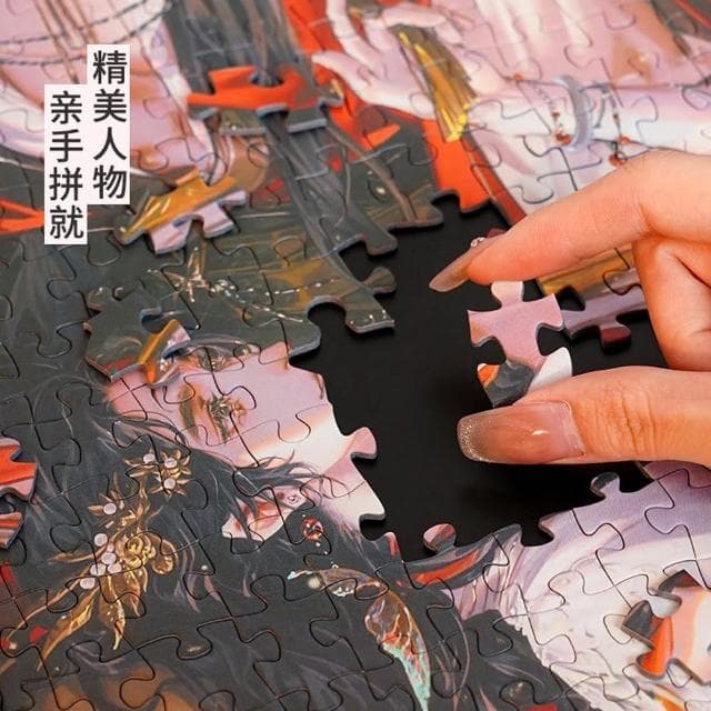 【TOi 圖益】天官賜福系列-花開蝶自憐 拼圖1000片(成人治癒手工玩具DIY生日插畫桌遊交換禮物)
