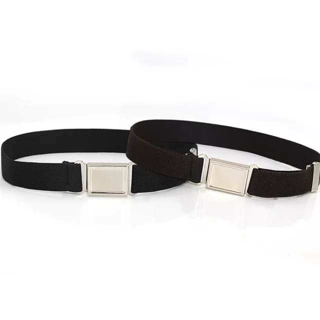 【橘魔法】素面編織磁吸式彈性腰帶(皮帶 腰繩 褲帶 男童 女童 兒童 表演 花童 童裝)