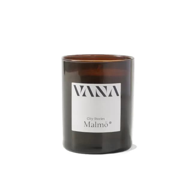 【VANA】城市旅行系列 瑞典天然香氛蠟燭 MAL馬爾默-復古木質調