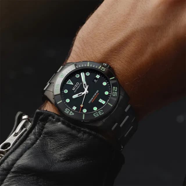 【MIDO 美度】官方授權 紅牛跳水特別版 海洋之星深潛600米天文台手錶 套組 手錶 送禮 推薦(M0266083305100)