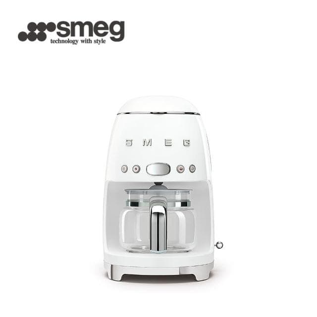 【SMEG】義大利濾滴式咖啡機-珍珠白(DCF02WHUS)