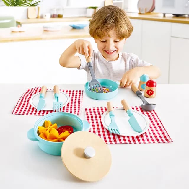 【德國Hape】泰迪與雲朵捉迷藏洗澡戲水玩具(木製玩具/木頭玩具/彌月禮/生日禮)