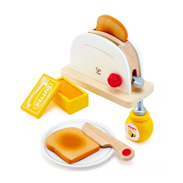 【德國Hape】烤吐司麵包機(木製玩具/木頭玩具/彌月禮/生日禮)