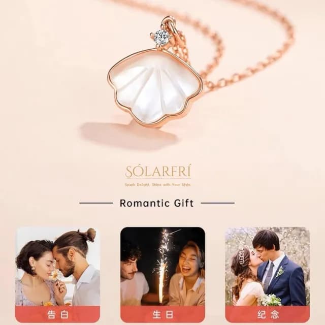 【SOLARFRi】品牌經典項鍊｜親膚女士項鏈可調鍊圍大小 附品牌禮盒包裝(閨蜜七夕生日情人女友禮物)