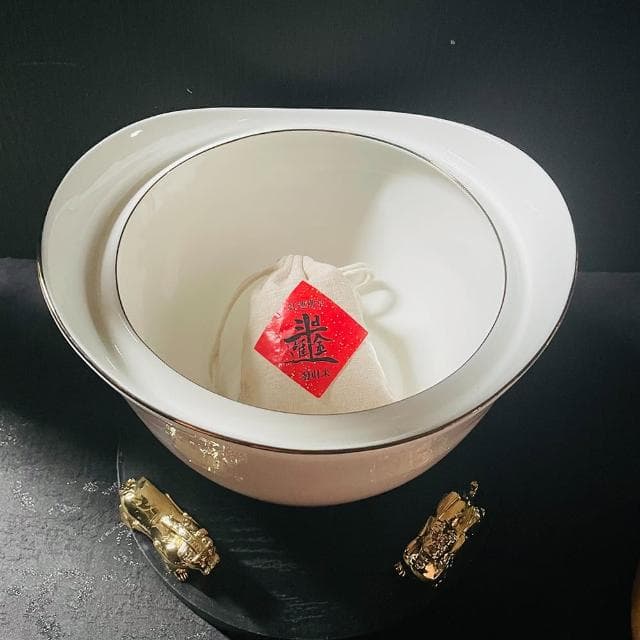 【好運道】湯鎮瑋-龍藏萬福招財造庫聚寶盆(文創禮品/收藏/招財納福/金玉滿堂/米甕)