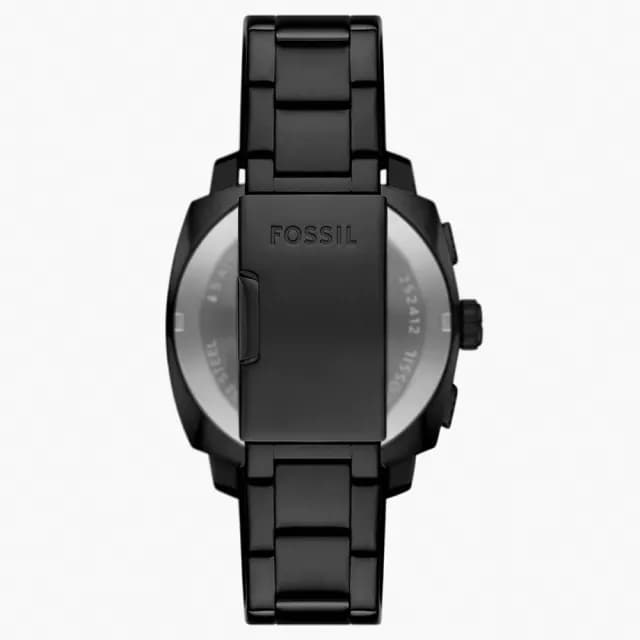 【FOSSIL】Machine 簡約工業風三眼計時手錶-44mm 禮物 送禮 推薦(FS6097)