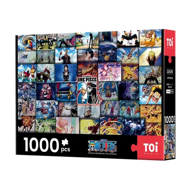 【TOi 圖益】航海王 25周年紀念版 1000片拼圖(經典角色集結 動漫IP桌遊 收藏擺飾 熱血冒險禮物首選)