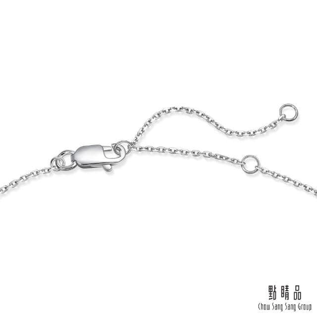 【點睛品】La Pelle 日本Akoya珍珠 18K金鑽石項鍊