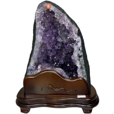 【恬芯晶品】J25精選巴西紫水晶洞新居財位擺設(紫鈦晶晶洞開運招財招貴人開業財位新春禮物)
