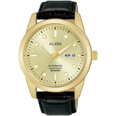 【ALBA】雅柏 運動風時尚機械男錶-42mm 生日 禮物(Y676-X084G/AL4662X1)