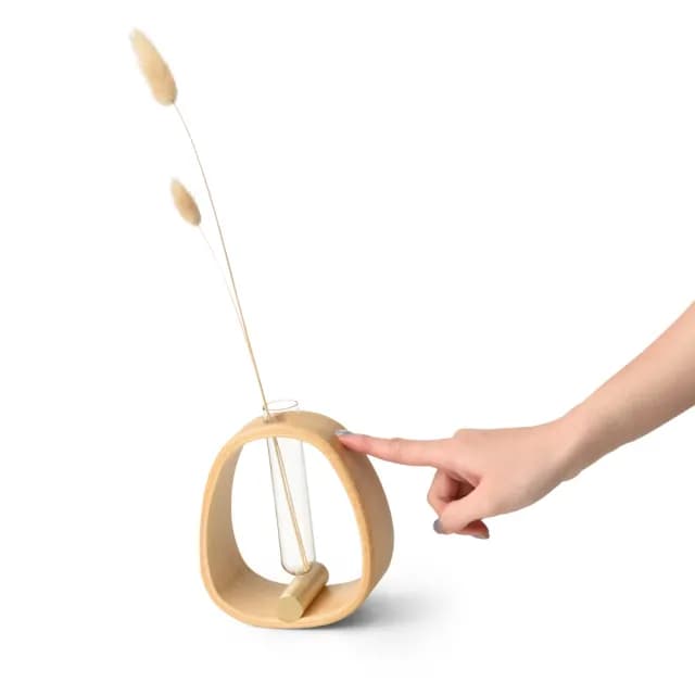 【Gudee 好迪家居】VASIN 單支平衡花瓶 L(花器 擴香瓶)