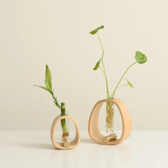 【Gudee 好迪家居】VASIN 單支平衡花瓶 S+L(花器 擴香瓶)