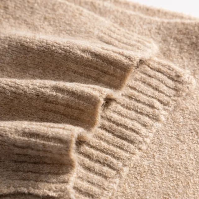 【KT DADA】雙11 保暖圍巾 搭配神器 韓國圍巾 針織圍巾 羊毛圍巾 奶茶色圍巾 素色圍巾 發熱圍巾