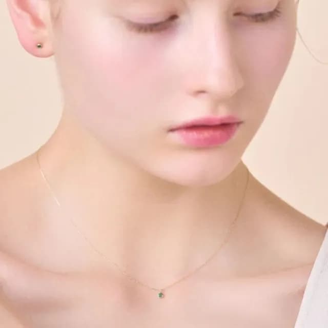 【lesbonbon】父親節禮物 誕生石項鍊(日本製飾品)
