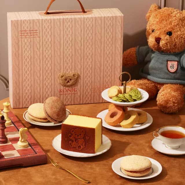 【金格食品】暖暖Bear經典款禮盒2盒組(伴手禮/彌月)