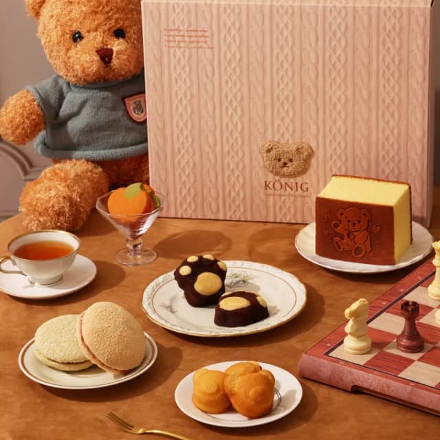 【金格食品】暖暖Bear熊熊款禮盒2盒組(伴手禮/彌月)