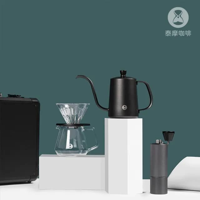 【TIMEMORE 泰摩】小殺手箱手沖咖啡組 栗子C3S 手提行李箱咖啡禮盒(外出旅行咖啡 露營咖啡組 生日 入厝禮)