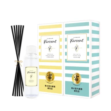 【Farcent香水】室內擴香補充品-小蒼蘭英國梨/鼠尾草海鹽/同名花語/真我星夜(100ml/入)