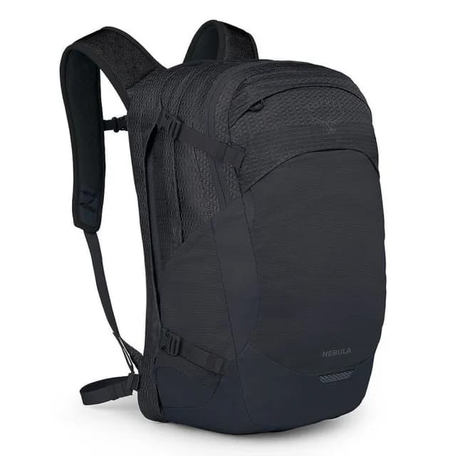 【Osprey】父親節禮物 Nebula 32 專業多功能後背包 黑色(電腦背包 筆電背包 上班通勤背包)
