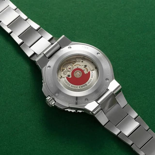 【ORIS 豪利時】Aquis 時間之海系列 潛水機械腕錶 父親節 禮物 送禮 推薦(0173377894157-0782304PEB)