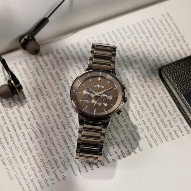 【CITIZEN 星辰】Chronograph系列 型男必備 三眼計時腕錶 母親節 禮物 推薦(AN8227-53H)