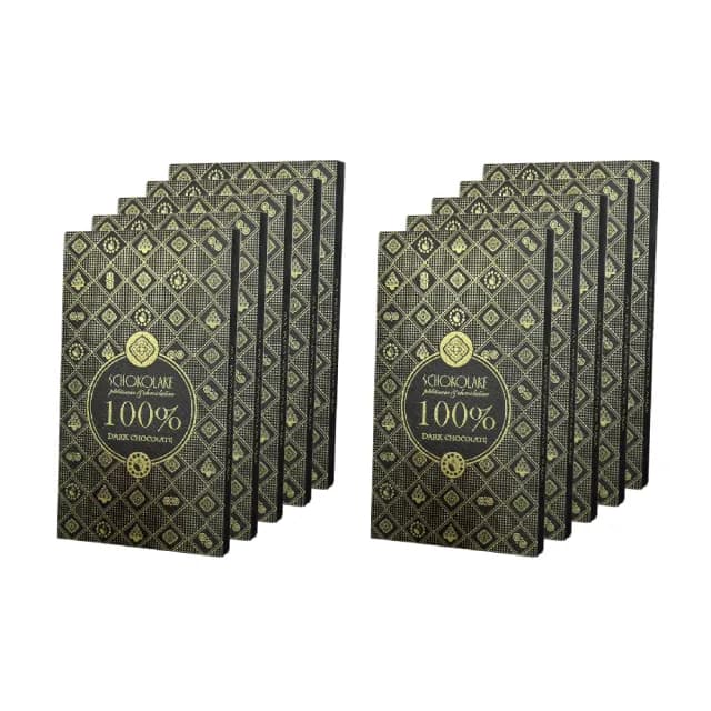 【巧克力雲莊】100%單一莊園黑巧克力10片組↘特惠組(無加糖健康低負擔)