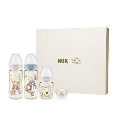 【NUK】Disney小熊維尼聯名新生兒禮盒(PPSU 寬口 彌月)