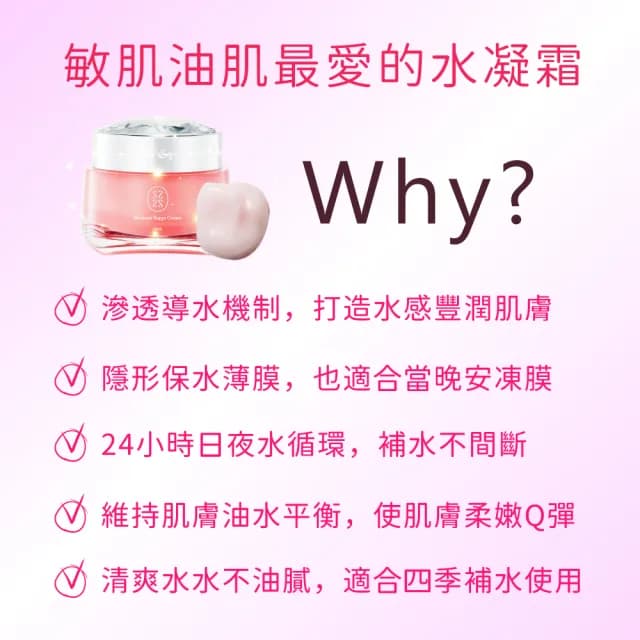 【Starnic 星采保養品】粉紅鎖水保濕組(升級版)(大菁粹&輕透醒膚水凝霜)