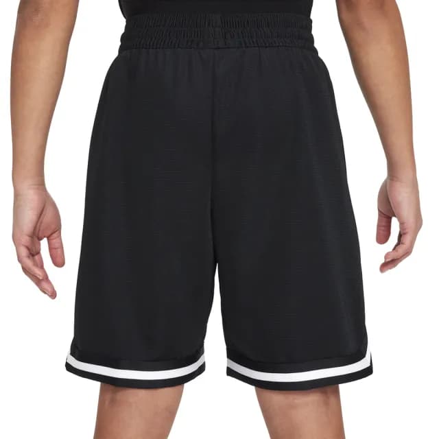 【NIKE 耐吉】DNA 24 Short 大童 童裝 黑色 運動 休閒 抽繩 腰部鬆緊 拉鍊 口袋 短褲 FJ6802-010