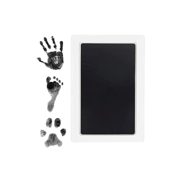 【BOBOLIFE】免沖洗紀念手足印台 2入組(寵物手足印台 寶寶印泥 嬰兒印 手印 腳印)