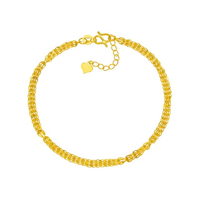 【金瑞利】雙11 黃金手鍊 0.63錢(±1厘)