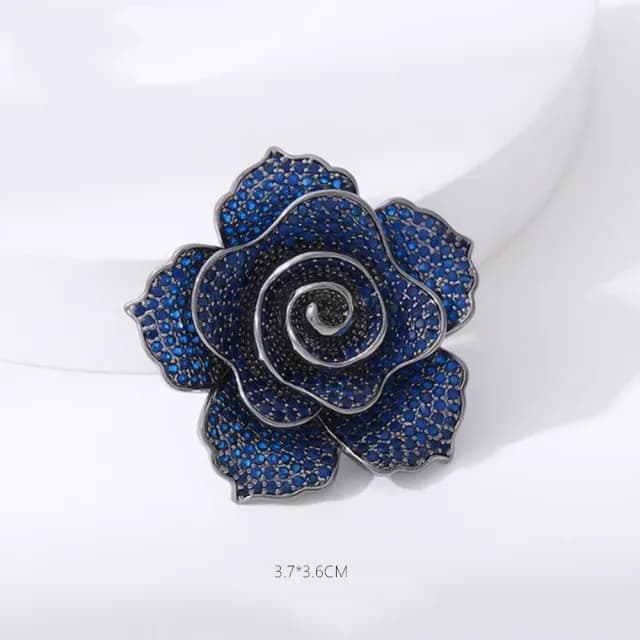 【Penny珮妮】韓版鑲嵌玫瑰花胸針胸花吊墜兩用(母親節 送女友 交換禮物  生日禮 情人節 尾牙 新年 結婚)