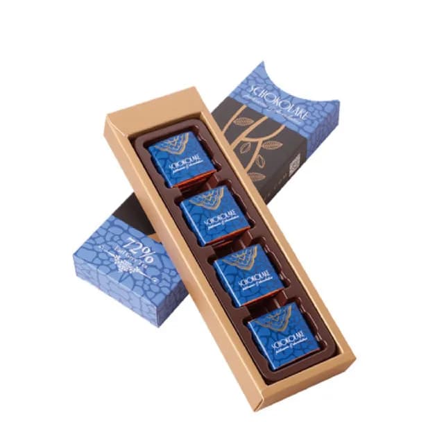 【巧克力雲莊】72%伯爵茶黑巧克力薄片12入