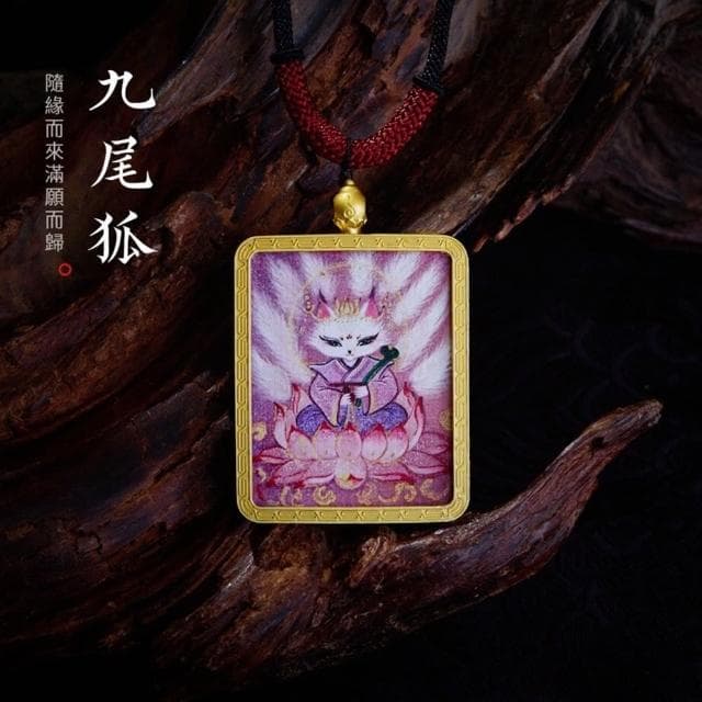 【Paiya 派亞】藏式唐卡項鏈紮基拉姆前世今生項墜毛衣鏈嘎烏盒紮基拉姆吊墜項鏈