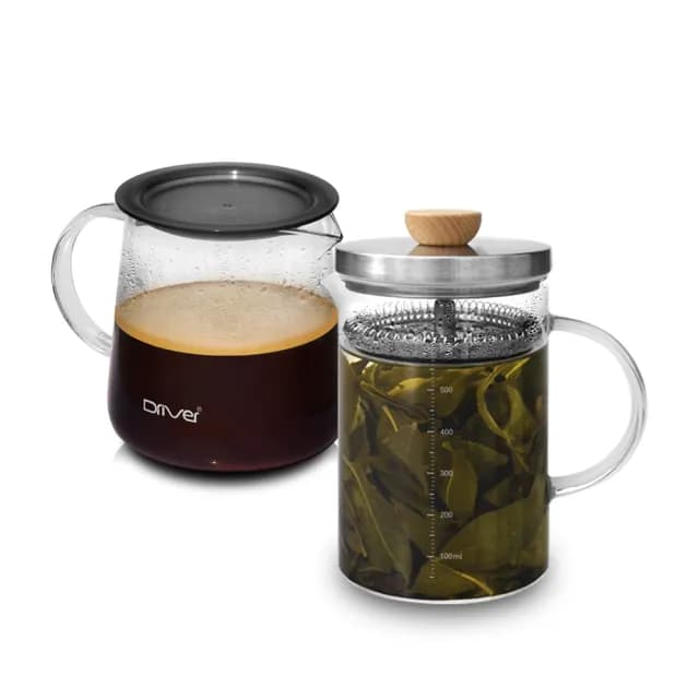 【Driver】分享冷熱兩用沖茶壺組(泡茶杯 泡茶壺 沖茶壺 耐熱玻璃壺 茶器 茶具 茶壺茶杯組)