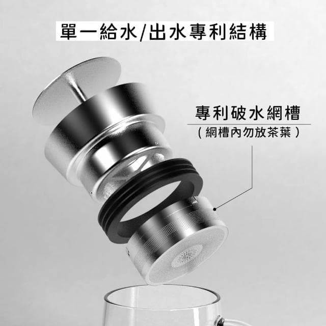 【Driver】甘丹茶壺-500ml(專利設計 功夫茶具 泡茶壺 沖茶壺 熱茶壺 沏茶壺 冷泡茶 耐熱玻璃壺)