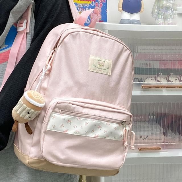 【LEESA】藍色包包\後背包韓國\包包\後背包\生日禮物\女生實用\尼龍包包\書包\a4包包\電腦後背包\森林系